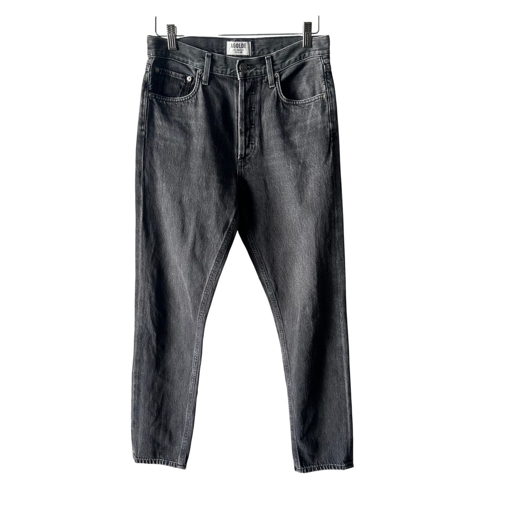 AGOLDE‎ Jamie Jeans Charcoal Grey Wash Straight Leg Denim Womens Size Unknown